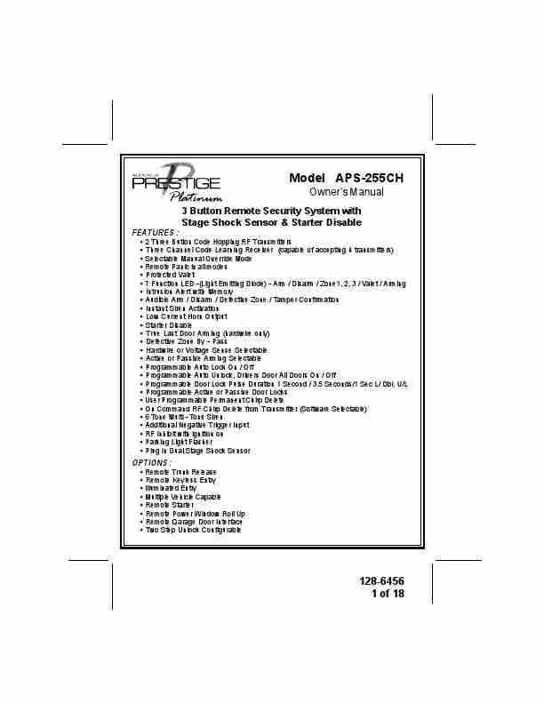 Audiovox Automobile Alarm APS-255CH-page_pdf
